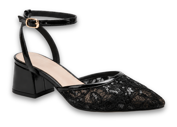 Escarpins en tulle chic réf. 713