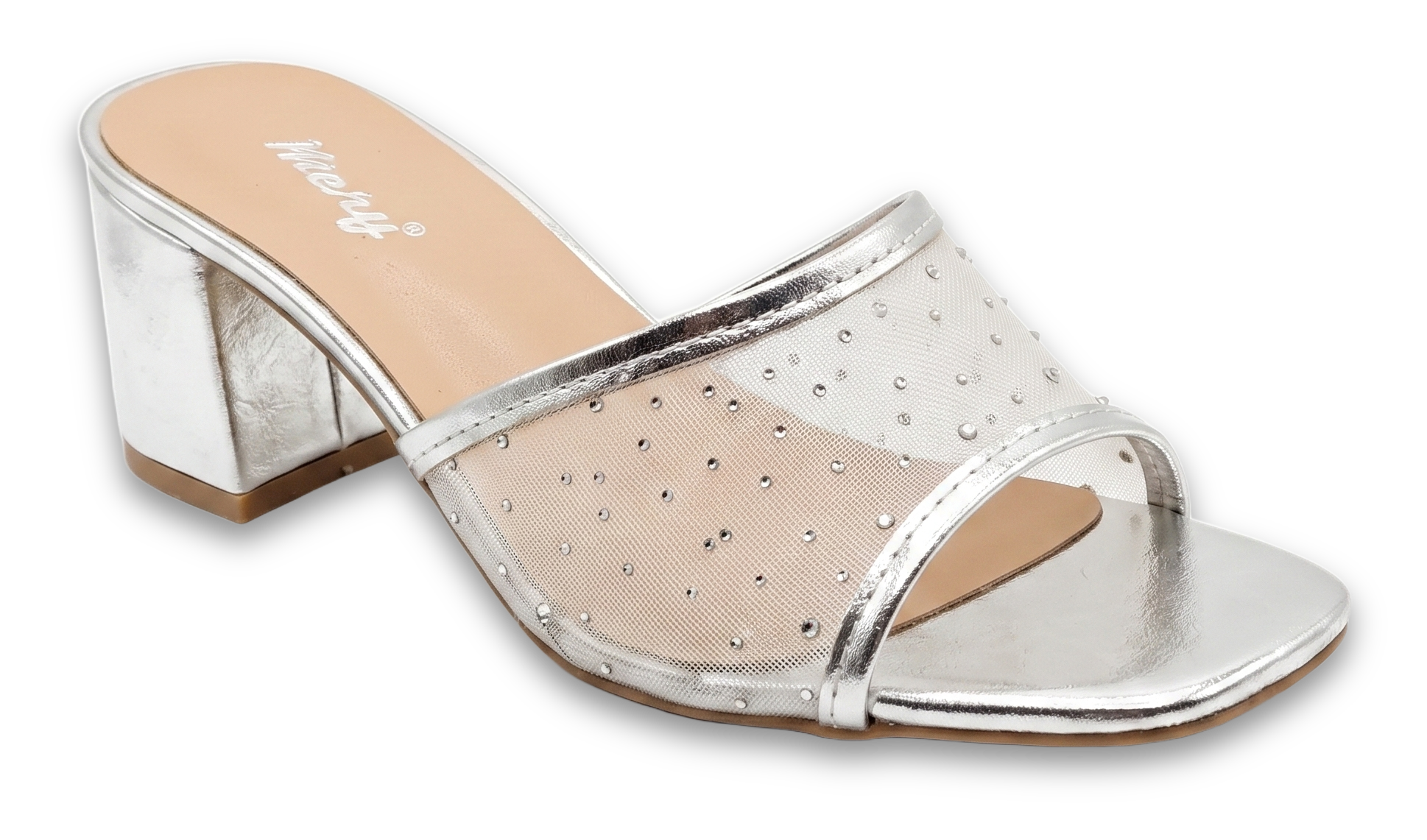 Mules élégantes réf. 836 — argent