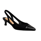 Escarpins demi-talon noir
